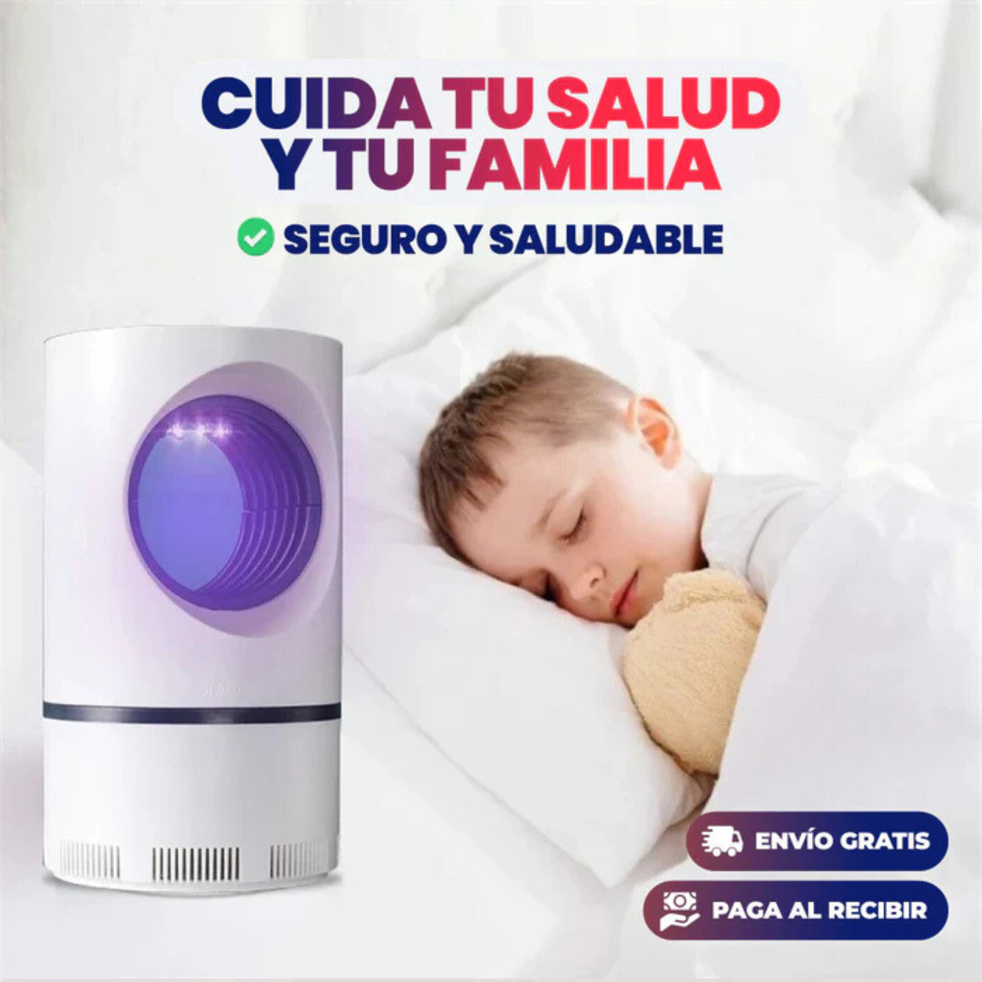 LÁMPARA LED ® ANTIMOSQUITOS