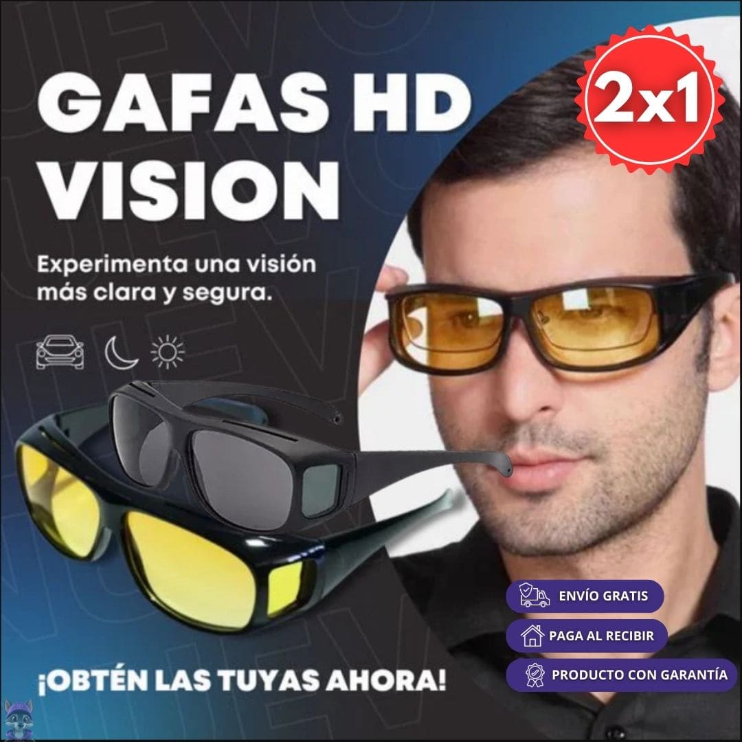 2x1 Gafas VisionX Protect HD: Protección Total para el Día y la Noche