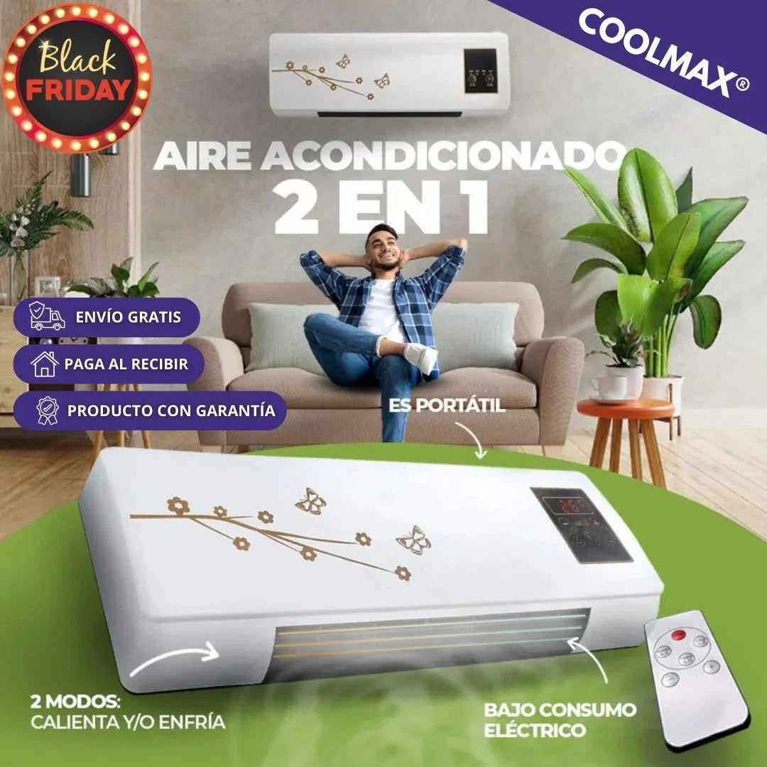 Aire Acondicionado 2 en 1 Coolmax® [ULTRA POTENTE] para Frio Y Calor