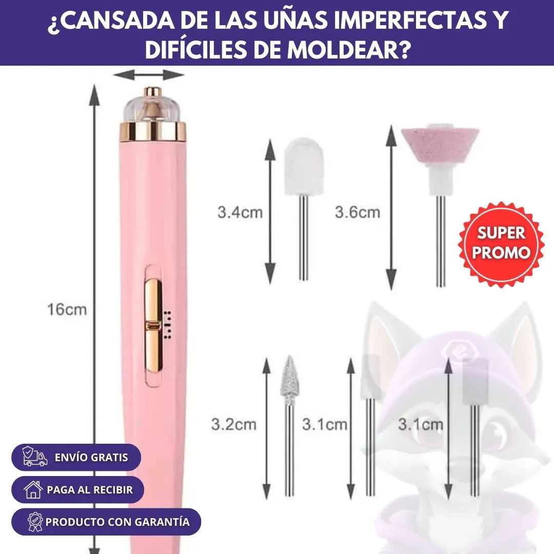 Lima de Uñas Eléctrica 5 en 1 PureNails®